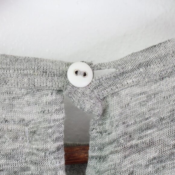 Warm Linen Swiss Dot Floral Fit n Flare Dress Size 0 - Picture 9 of 12